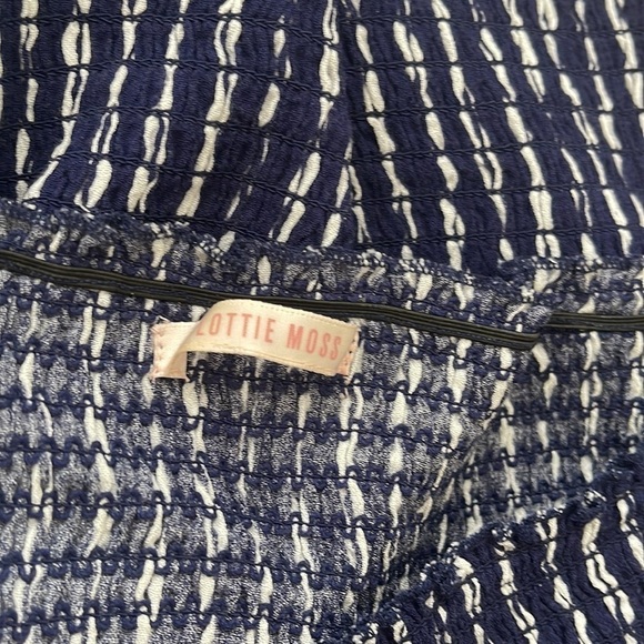 Lottie Moss Elastic Short Sleeve Top l SIZE S - Picture 4 of 6